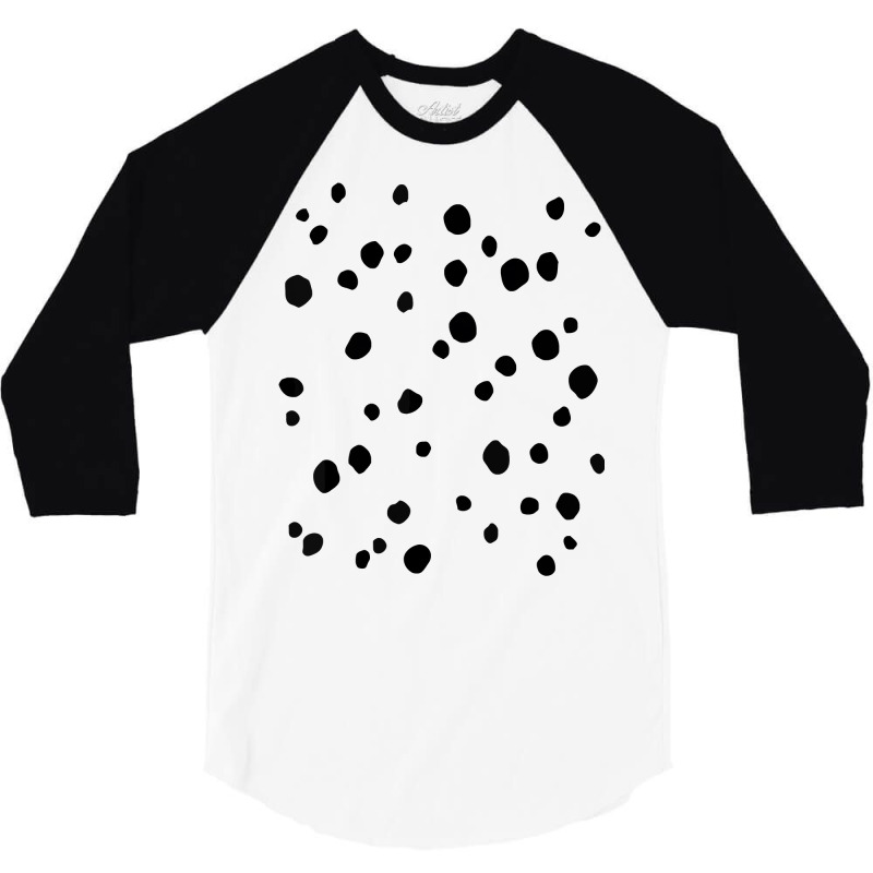 Dalmatian Dog Funny Halloween Costume Diy Pet Owner 3/4 Sleeve Shirt | Artistshot