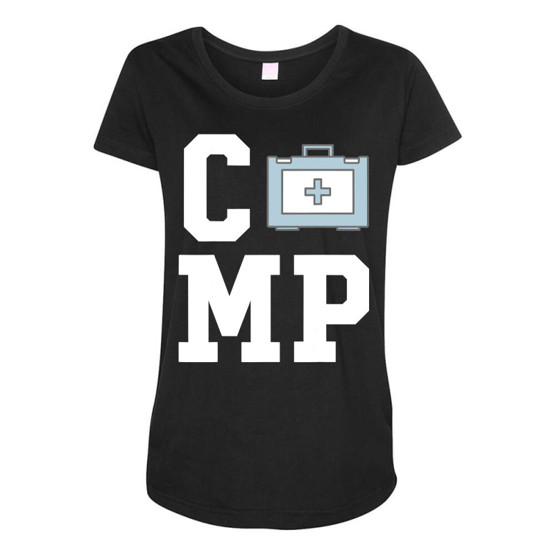 Camp First Aid Kit  Camping Maternity Scoop Neck T-shirt by badieu97 | Artistshot