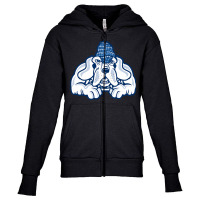 The Bloodhounds John Jay Of Criminal Justice Cap Youth Zipper Hoodie | Artistshot