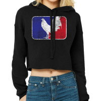 Major League Cock Fight Cock Fight Cropped Hoodie | Artistshot