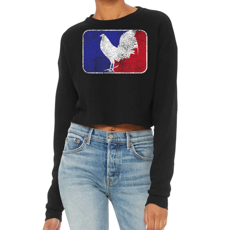 Major League Cock Fight Cock Fight Cropped Sweater by new121 | Artistshot