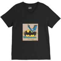 Caped Crusader Retro V-neck Tee | Artistshot