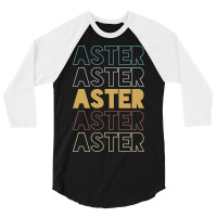 Aster Aster Aster Aster Aster 3/4 Sleeve Shirt | Artistshot