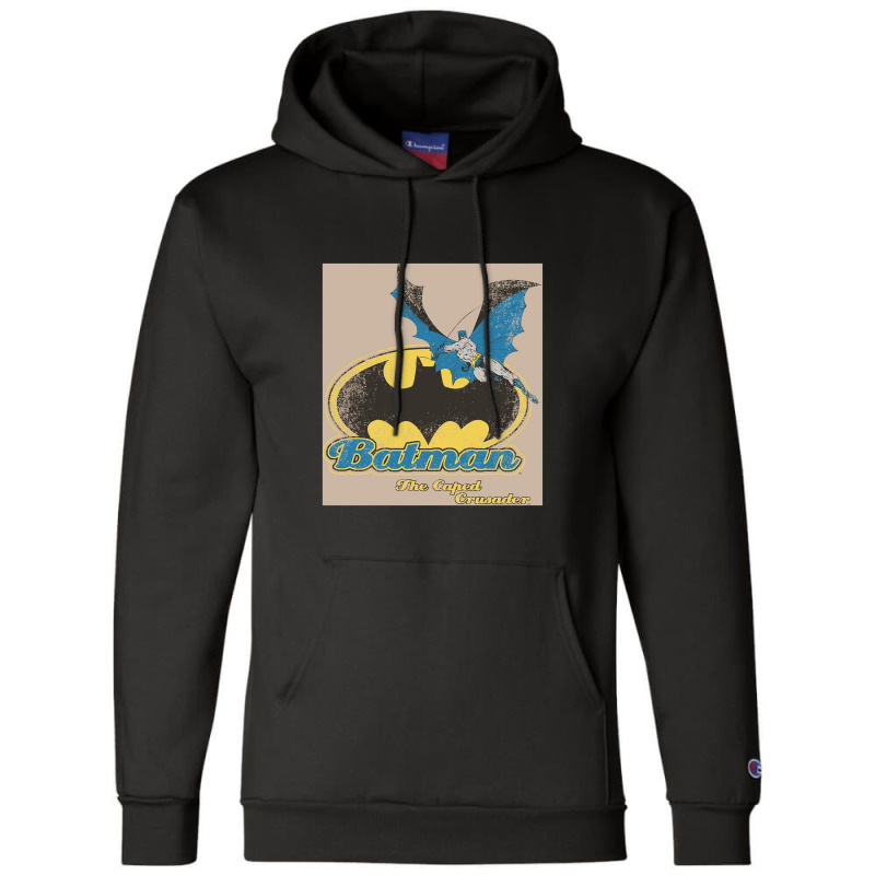 Caped Crusader Retro Champion Hoodie | Artistshot