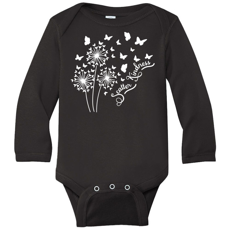 Dandelion Scatter Kindness & Be Kind Matching Family Gifts Pullover Long Sleeve Baby Bodysuit by AuturoMedero | Artistshot