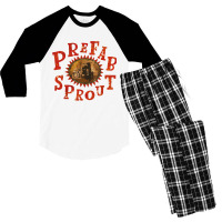 Prefab Men's 3/4 Sleeve Pajama Set | Artistshot