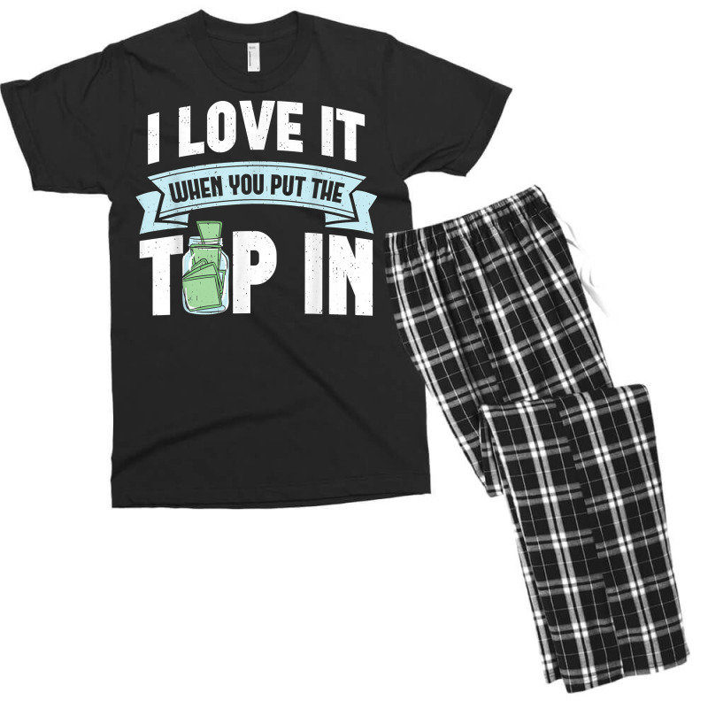 I Love It When You Put The Tip In Funny Bartender T Shirt Men's T-shirt Pajama Set | Artistshot