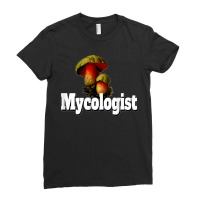 Mycologist Mushroom Graphic Ladies Fitted T-shirt | Artistshot