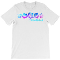 Womens Marco Island, Fl Tropical Flower T Shirt Vacation Beach V Neck T-shirt | Artistshot