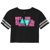 Disability Doesn T Look Like This  Colostomy Awereness Scorecard Crop Tee | Artistshot