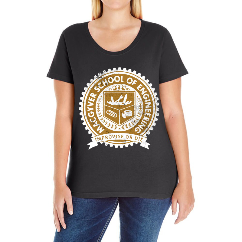 Improvise Or Die Ladies Curvy T-Shirt by poppyallen | Artistshot