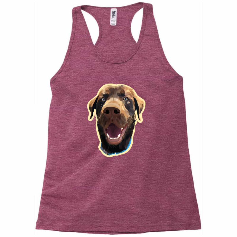 Dog Excitement Racerback Tank by mshel tyan | Artistshot