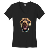 Dog Excitement Women's V-neck T-shirt | Artistshot