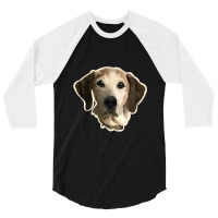 Dog Gawking 3/4 Sleeve Shirt | Artistshot