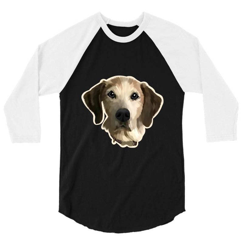 Dog Gawking 3/4 Sleeve Shirt by mshel tyan | Artistshot