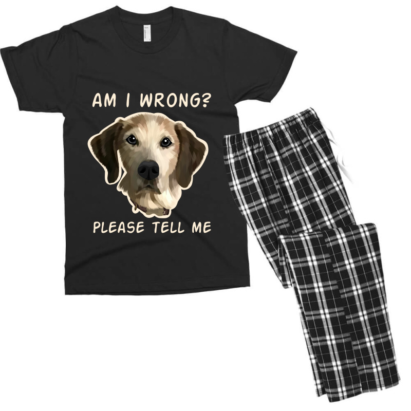 Dog Wrong Men's T-shirt Pajama Set by mshel tyan | Artistshot