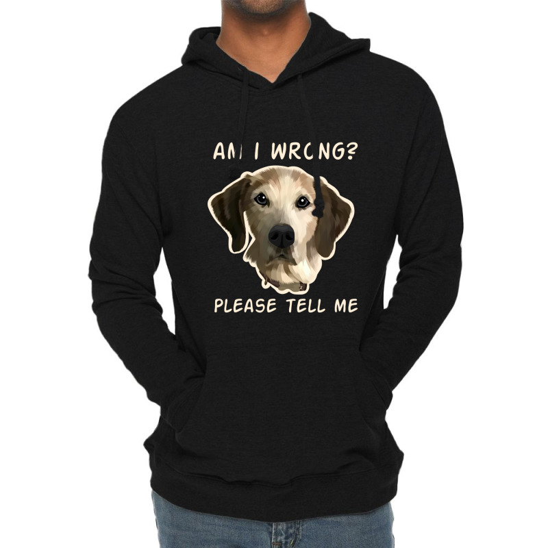 Dog Wrong Lightweight Hoodie by mshel tyan | Artistshot