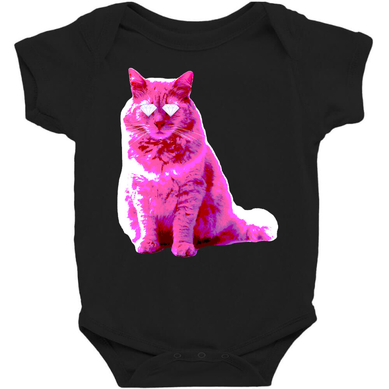 Diamond Cat Baby Bodysuit | Artistshot