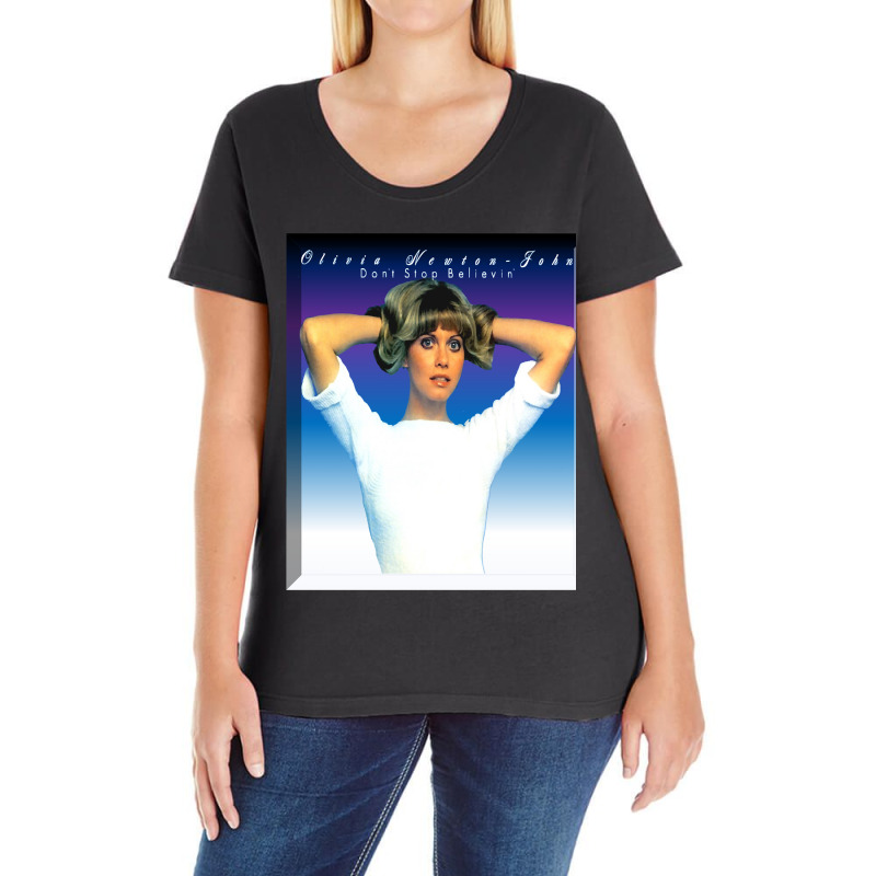 Olivia Newton- John - Dont Stop Believin-mwyfg Ladies Curvy T-shirt | Artistshot