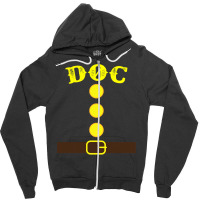 Doc Dwarf Halloween Costume Tee Matching Family Doc Dwarf Zipper Hoodie | Artistshot