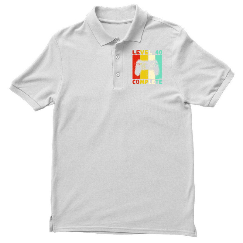 Neu 40. Geburtstag Männer Gamer Level 40 Men's Polo Shirt by cm-arts | Artistshot