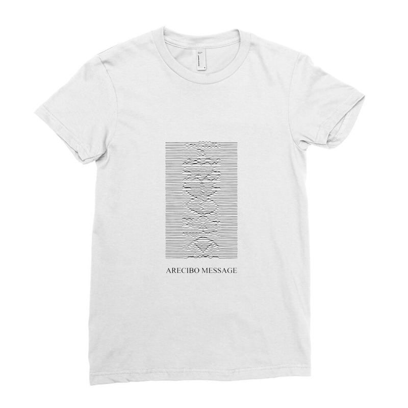 Arecibo Message Machine Ladies Fitted T-Shirt by vigovskayakatia | Artistshot