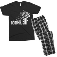 Ohh Shift Funny Truck Gear Big Rig Semi Trucker Driver Gift Men's T-shirt Pajama Set | Artistshot