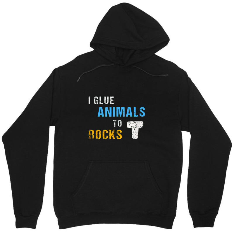 Saltwater Aquarium Saltwater Fish Tank I Glue Animals To Rocks Unisex Hoodie by milkymanarts | Artistshot