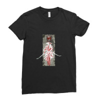 Samurai Japanese Katana Swords   Retro Art Print Bushido Ladies Fitted T-shirt | Artistshot