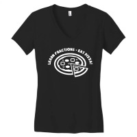 Learn Fractions Eat Pizza! Women's V-neck T-shirt | Artistshot