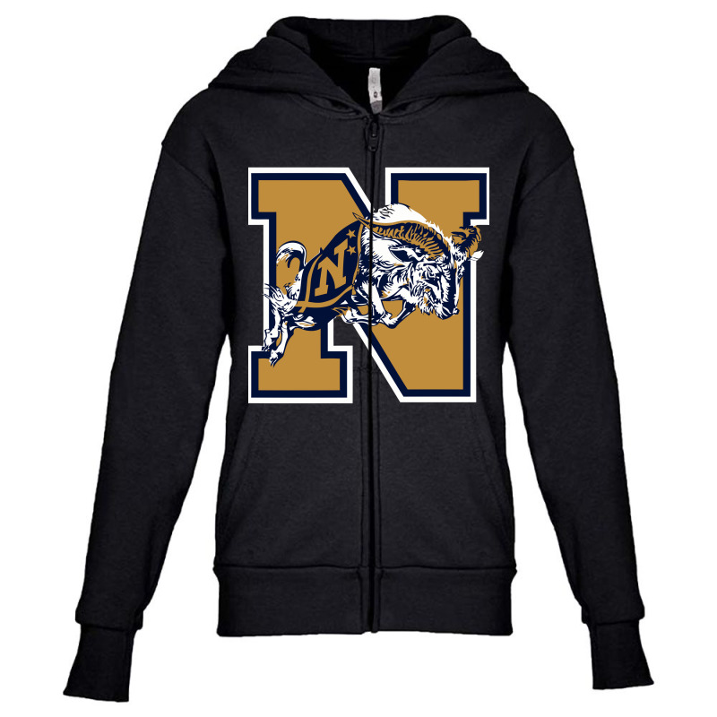 Us Naval Academy Athletic ,navi Youth Zipper Hoodie by cm-arts | Artistshot