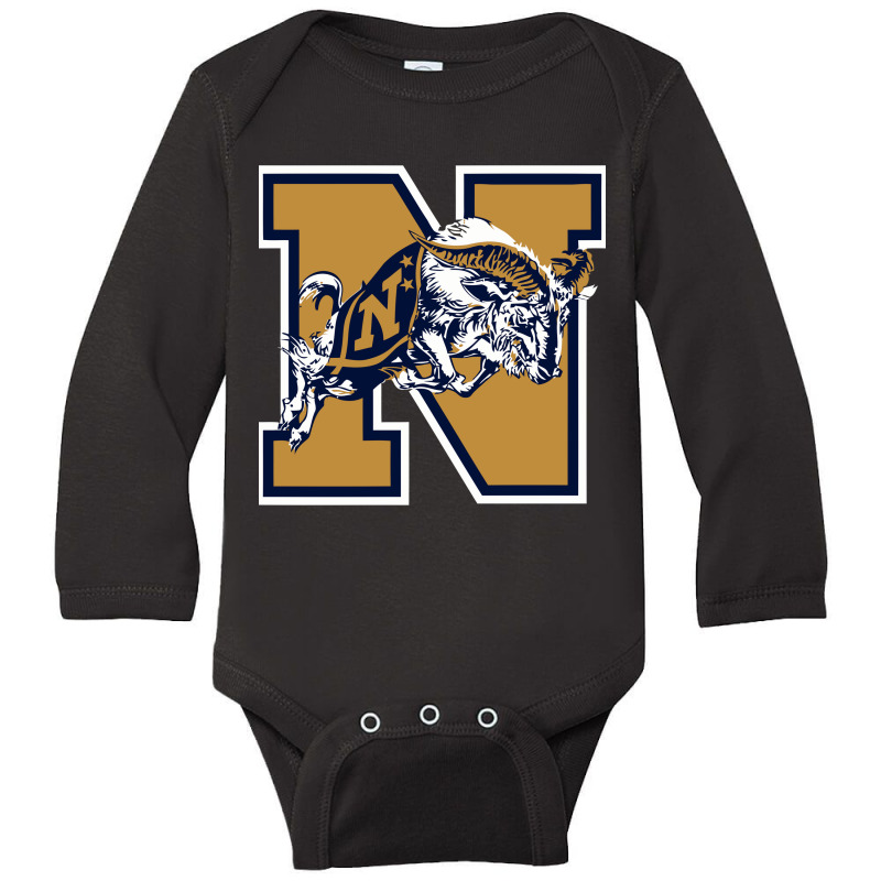 Us Naval Academy Athletic ,navi Long Sleeve Baby Bodysuit by cm-arts | Artistshot