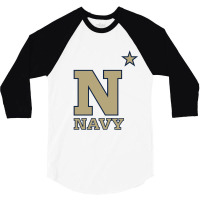 Us Naval Academy Athletic ,navi 3/4 Sleeve Shirt | Artistshot