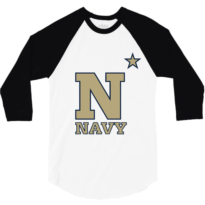 Us Naval Academy Athletic ,navi 3/4 Sleeve Shirt by cm-arts | Artistshot