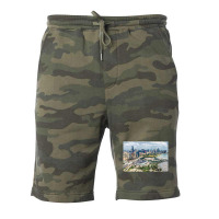 Soldier And Skyline Fleece Short | Artistshot