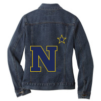 Us Naval Academy Athletic ,navi Ladies Denim Jacket | Artistshot