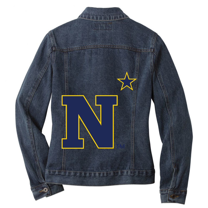 Us Naval Academy Athletic ,navi Ladies Denim Jacket by cm-arts | Artistshot