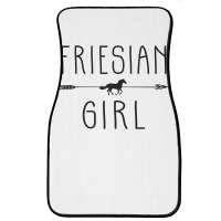 Friesian Horse Girl  Gifts Horses Lover Riding Racing Front Car Mat | Artistshot