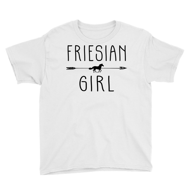 Friesian Horse Girl  Gifts Horses Lover Riding Racing Youth Tee by Jennifer90 | Artistshot