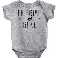 Friesian Horse Girl  Gifts Horses Lover Riding Racing Baby Bodysuit | Artistshot