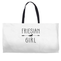 Friesian Horse Girl  Gifts Horses Lover Riding Racing Weekender Totes | Artistshot