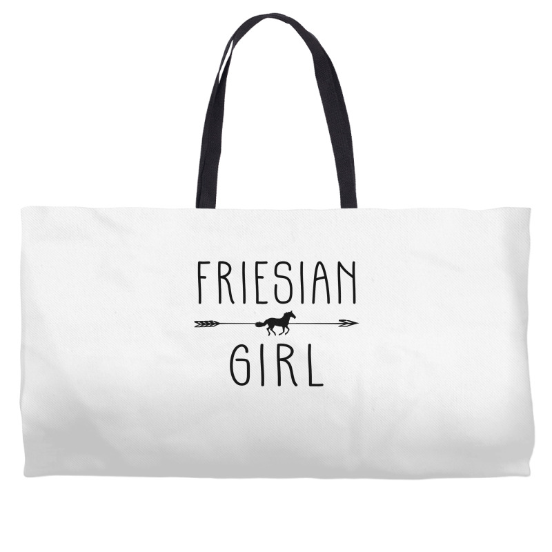 Friesian Horse Girl  Gifts Horses Lover Riding Racing Weekender Totes | Artistshot