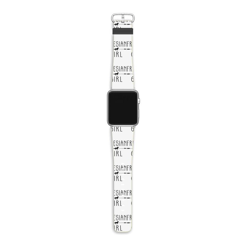 Friesian Horse Girl  Gifts Horses Lover Riding Racing Apple Watch Band | Artistshot