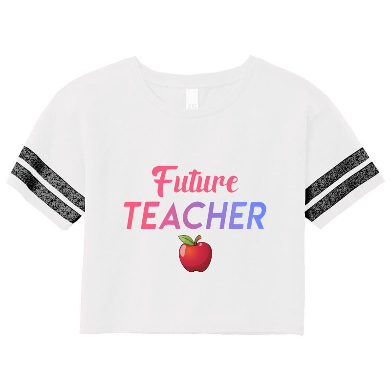 Future Teacher Scorecard Crop Tee by cm-arts | Artistshot