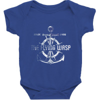 The Flying Wasp, Distressed   Caddyshack Baby Bodysuit | Artistshot