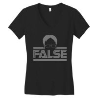 The Office False Gray Tonal Women's V-neck T-shirt | Artistshot