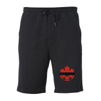 Canada National Football Fleece Short | Artistshot