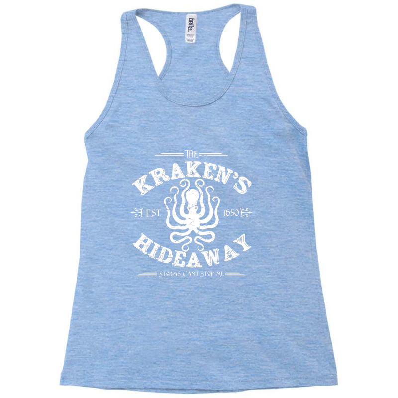 The Kraken's Hideaway, Distressed   Kraken Racerback Tank by cm-arts | Artistshot