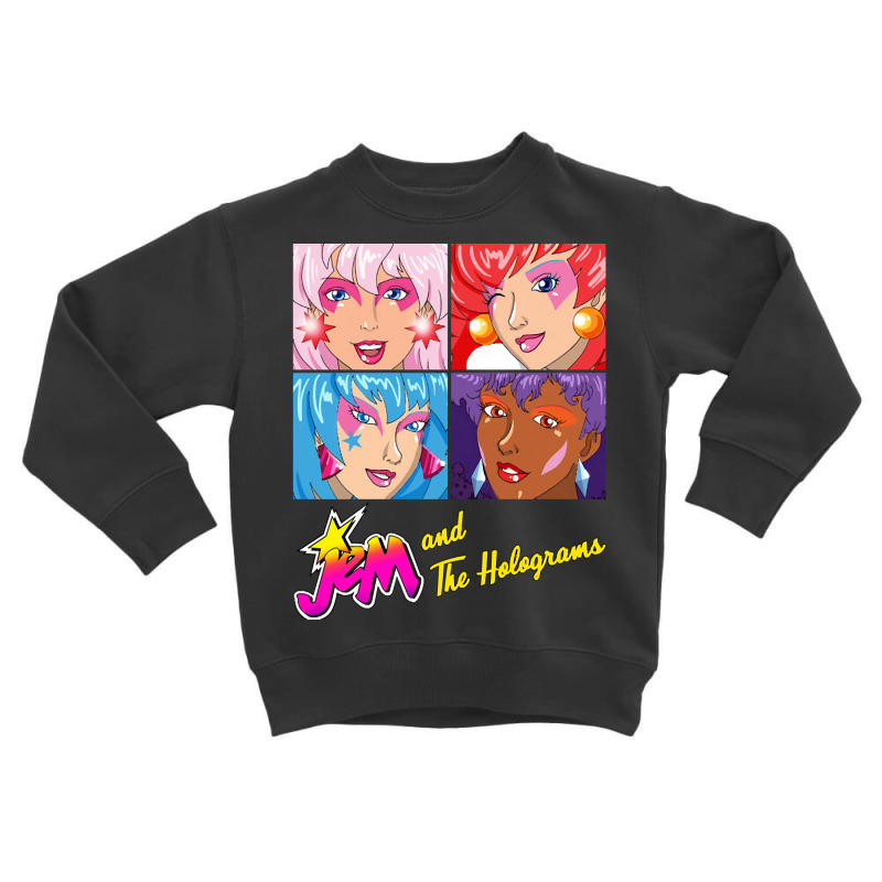 Jem And The Holograms Toddler Sweatshirt by poppyallen | Artistshot