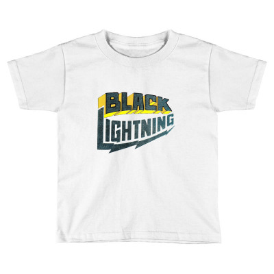 Black Lightning Toddler T-shirt Designed By Satoshicode